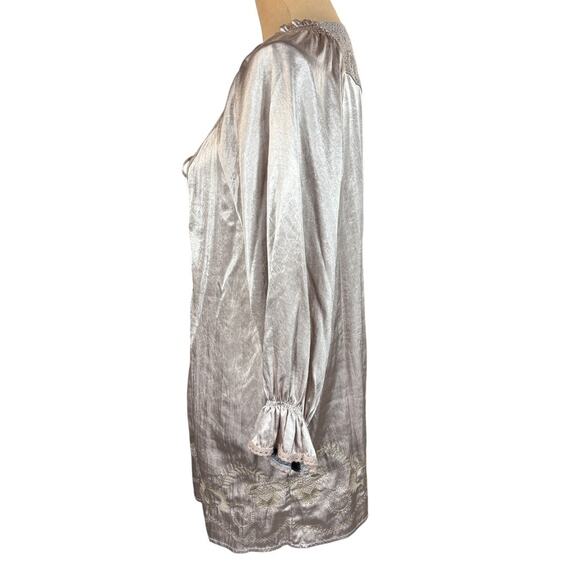 Tasha Polizzi Collection Champagne Eyelet Lace Mini Dress Small - Picture 3 of 9